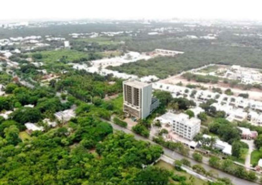 Vista aérea de Temozón Norte, Mérida