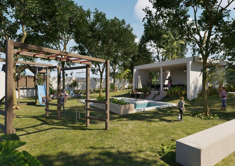 Imagen ilustrativa del parque para niños que estará en Puerta Xaibé