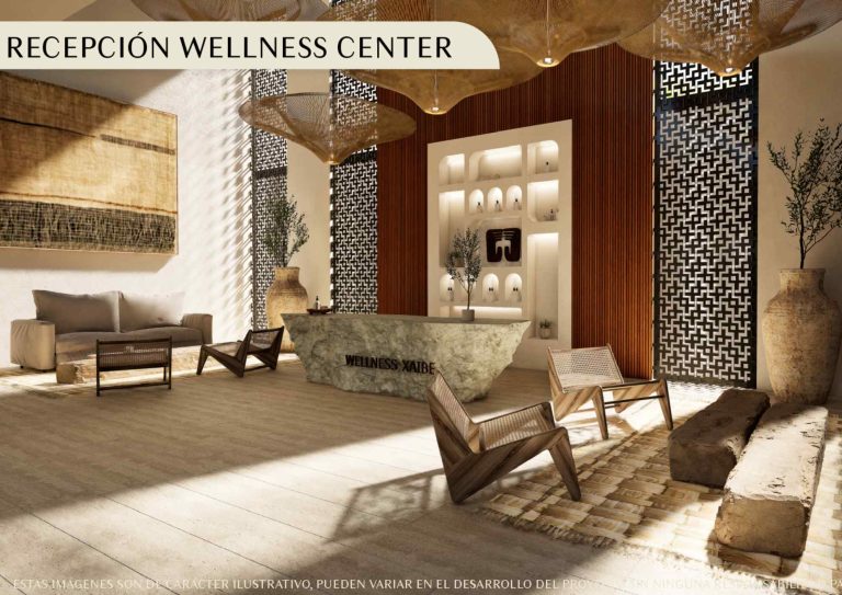Imagen ilustrativa del Wellness center que estará en la casa club de Puerta Xaibé