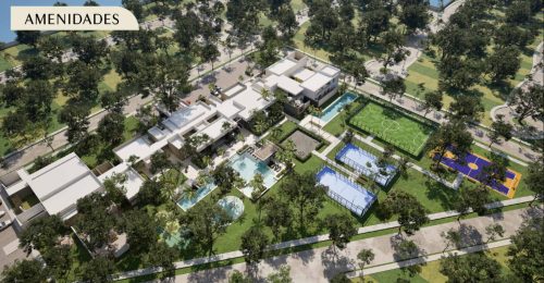 Terreno en Venta en Mérida - Puerta Xaibe - Amenidades - Vista aerea