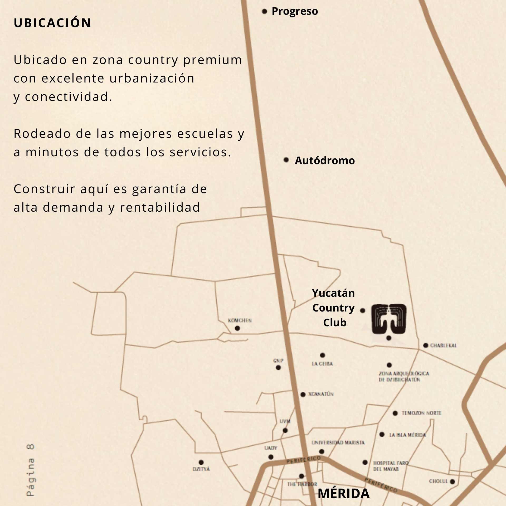 Terreno en Venta en Mérida - Puerta Xaibe - Ubicacion